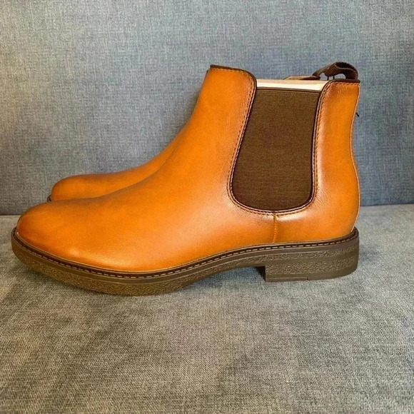 Men’s Madden NYC Brown Faux Leather Dress Up Casual New Ettan Chelsea Boot Size7 - Picture 4 of 9